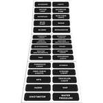 Blue Sea Systems DC Panel Label Sets | Blackburn Marine