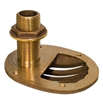 Groco STH-1000-W Bronze 1" NPS/NPT Combo Scoop Thru Hull | Blackburn Marine Thru Hulls