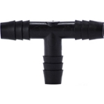 Black Polyethylene Tee Barbed On All Sides | Blackburn Marine