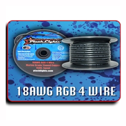 Plashlights 18AWG RGB 4 Conductor Wire