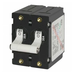 Blue Sea Systems A-Series Toggle Circuit Breakers - Double Pole | Blackburn Marine