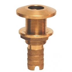 Groco TH-1000-L Bronze 1" NPS/NPT Combo Thru Hull (w/o Nut) | Blackburn Marine Thru Hulls