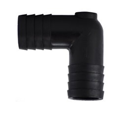 Midland Metal Black Polyethylene Union Elbow | Blackburn Marine