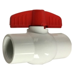 Midland Metal 940284 White PVC Ball Valve 1/2" | Blackburn Marine Valves & Marine Valve Accessories