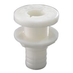 Rule 59 Plastic Straight Fitting 1-1/2" Thru Hull | Blackburn Marine Thru-Hulls