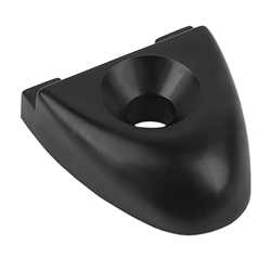 Schaefer 74-34 Black End Stop 3/4" T-Track | Blackburn Marine Schaefer Hardware